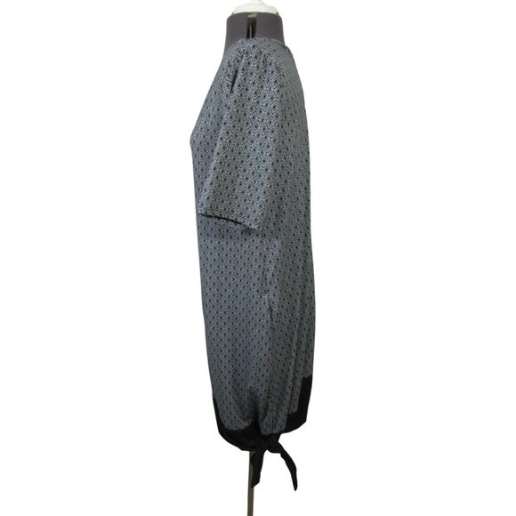 Cuddl Duds women's 1/2 sleeve Flexwear geometric print rainbow hem lounge‎ dress - Picture 3 of 12